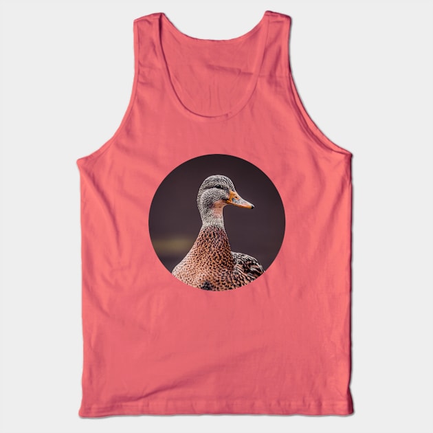 Miss Mallard Duck Photograph Tank Top by love-fi